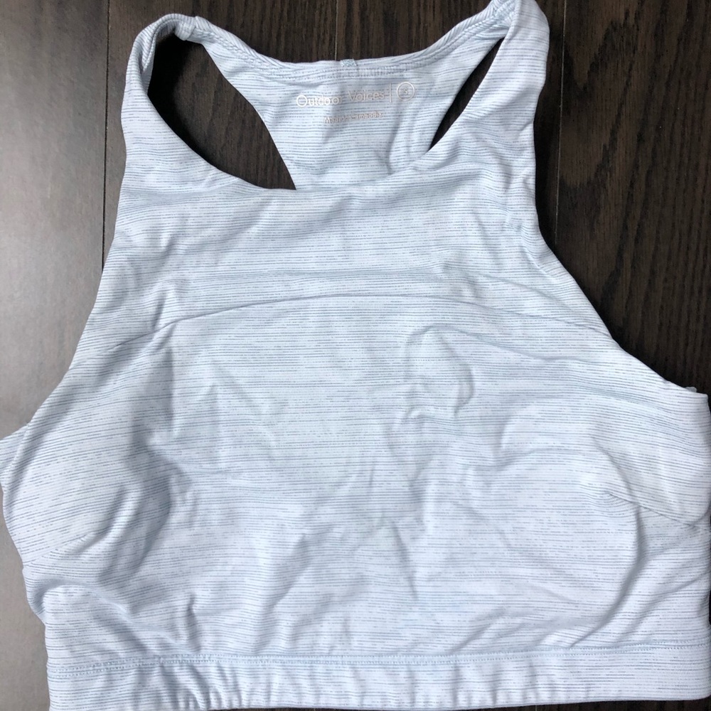 Outdoor voices move free crop top- tech sweat